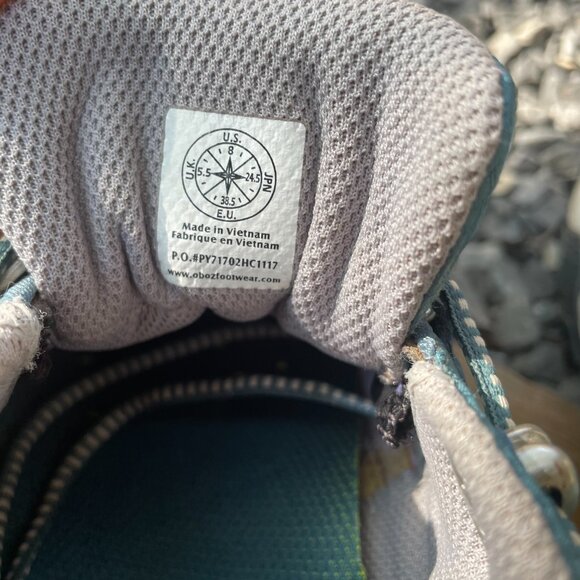 Oboz Juniper Low Hiking Shoe Boot Sz 8 - Picture 6 of 11